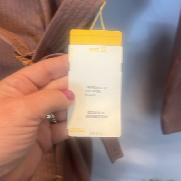 NWT Brown Rona New York Button Down Dress - Picture 5 of 8